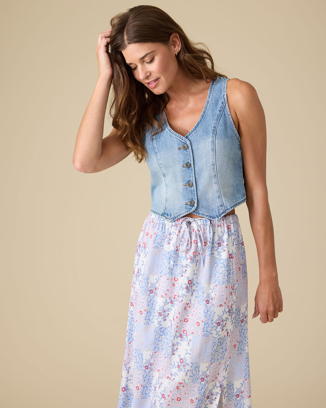 A250 LANDEN DENIM VEST