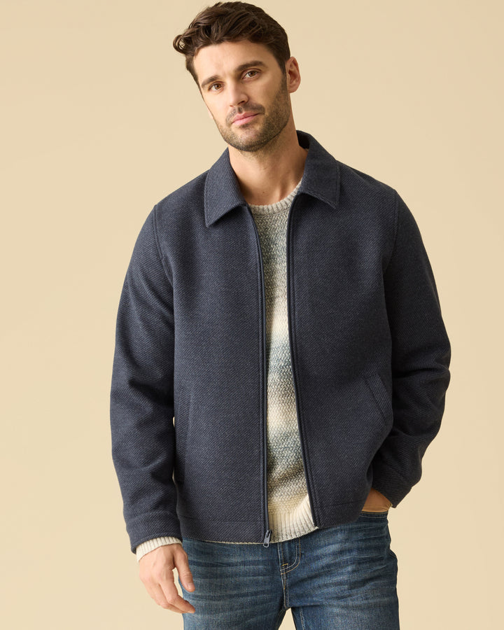GILBERT BRUSHED TWILL JACKET