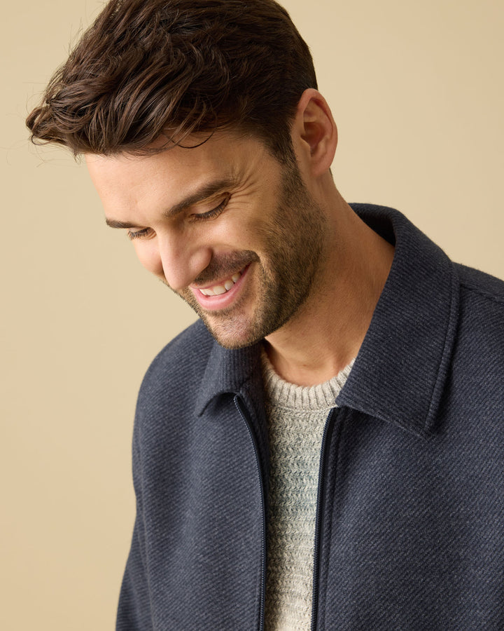 GILBERT BRUSHED TWILL JACKET
