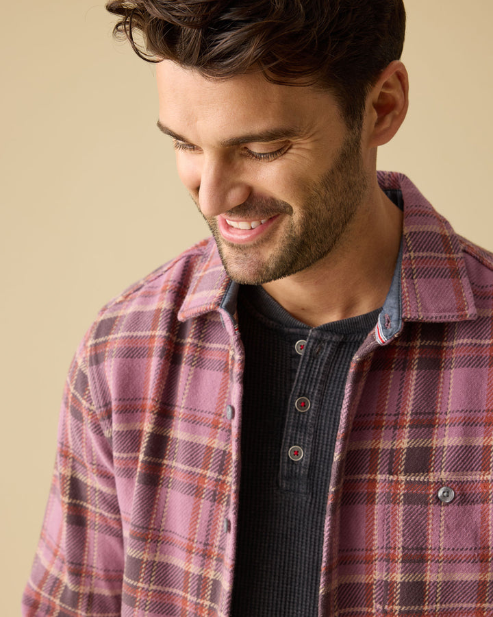 VINTAGE SOFT WAFFLE HENLEY