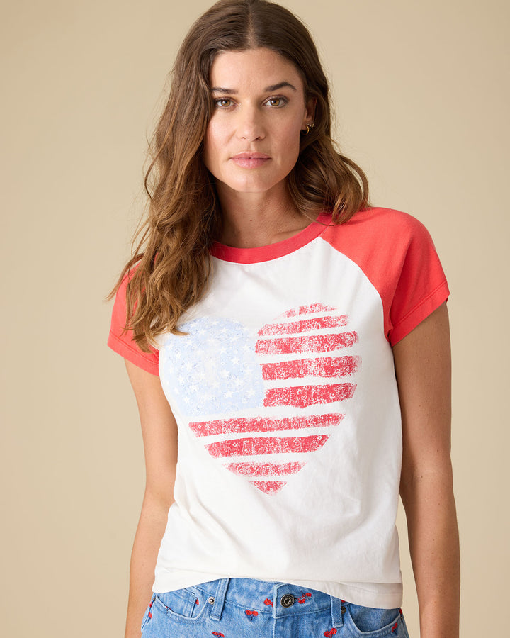 A250 FLAG RAGLAN TEE