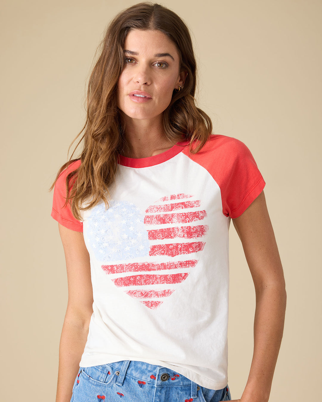A250 FLAG RAGLAN TEE