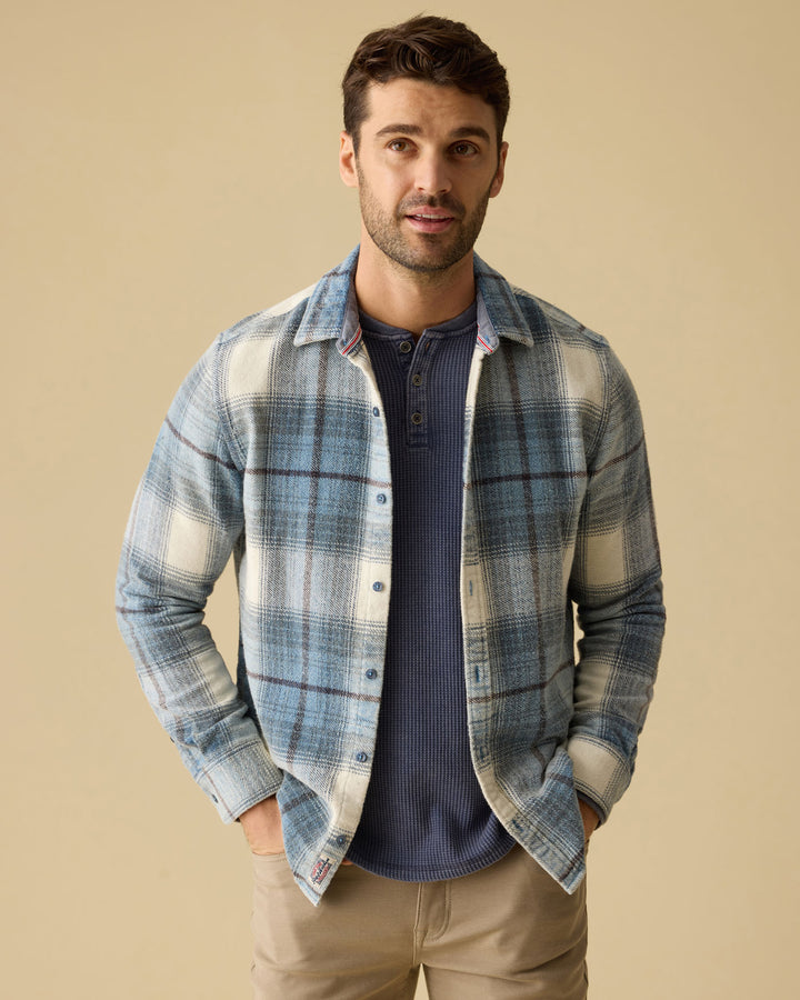 VINTAGE SOFT WAFFLE HENLEY