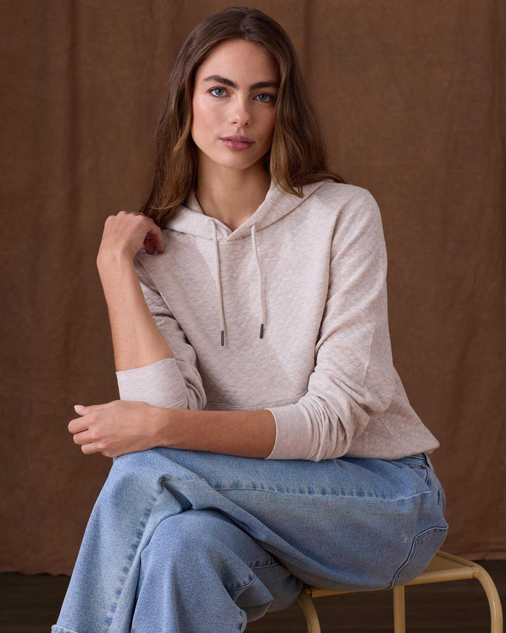 WOMEN'S BRADNER SUPER SOFT QUILTED HOODIE