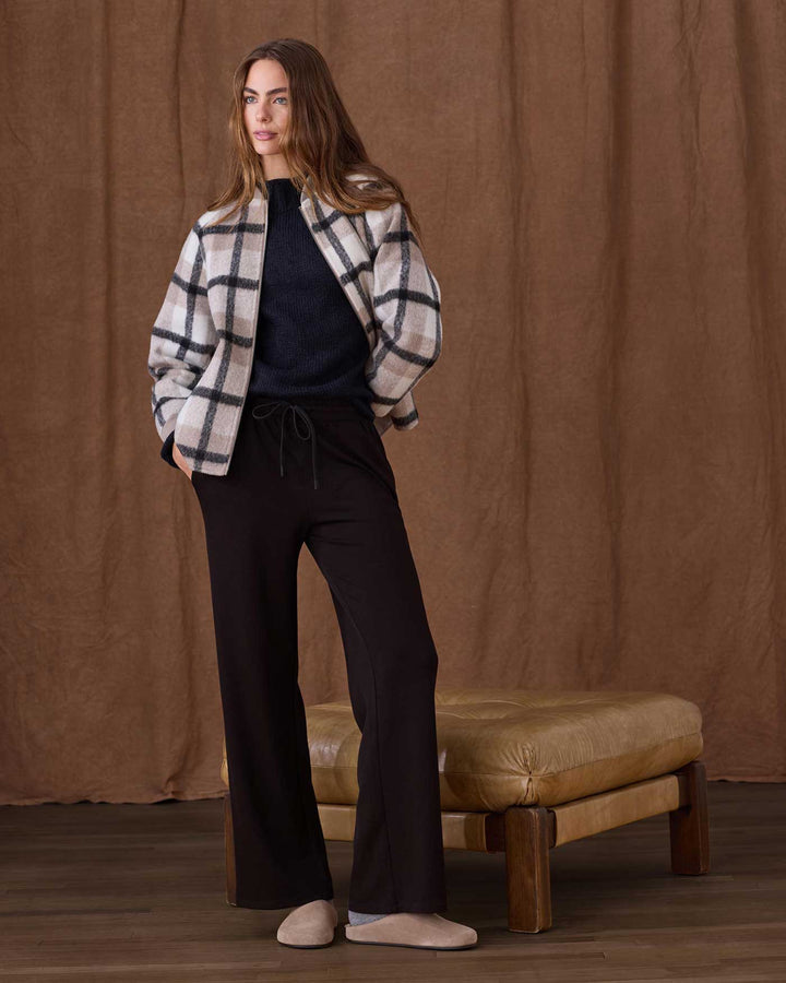ANNISTON QUILTED BOMBER JACKET