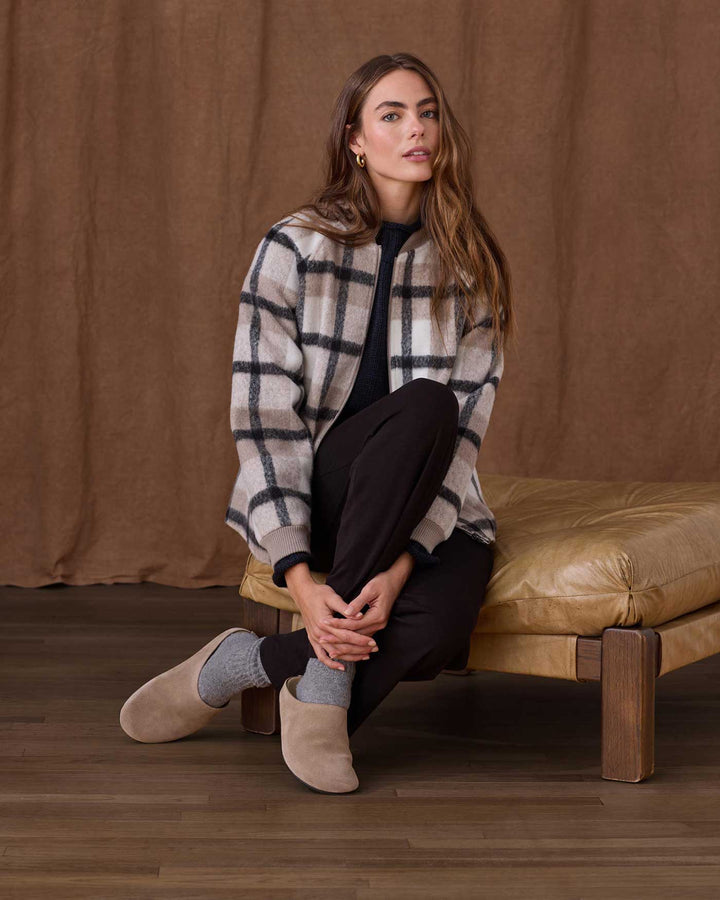ANNISTON QUILTED BOMBER JACKET