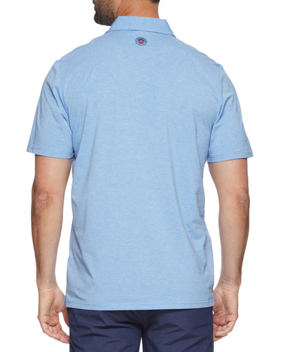 SHIELD CHEST STRIPE PERFORMANCE POLO
