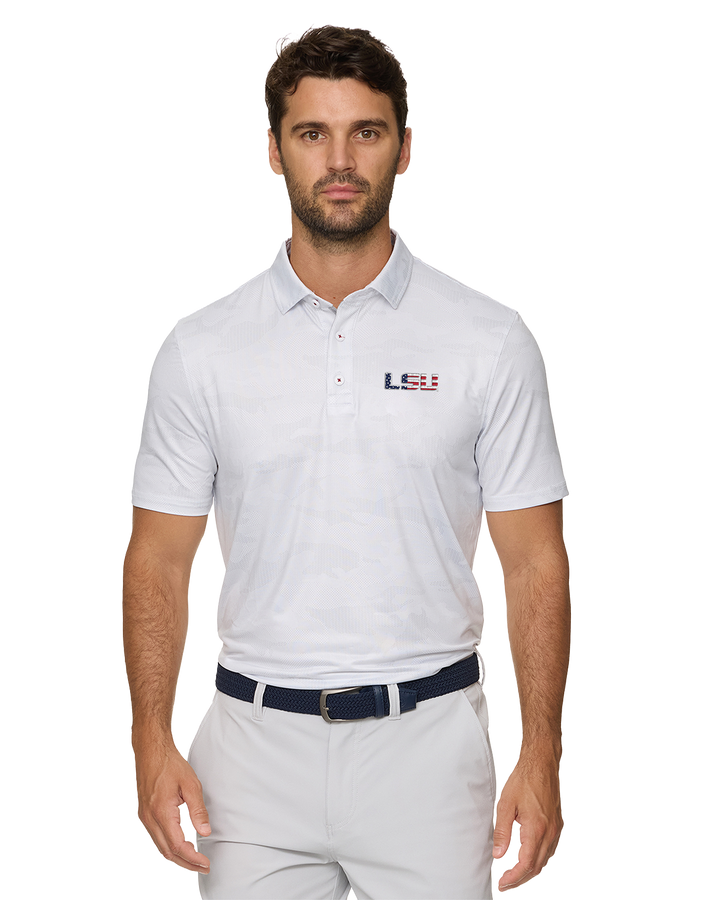 LSU DESTIN PERFORMANCE POLO