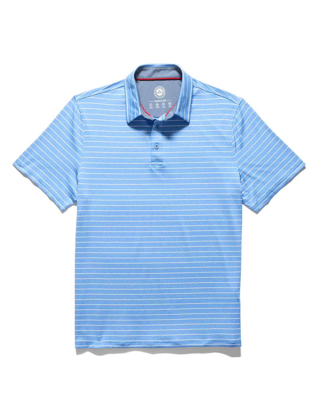 WILMINGTON STRIPED PERFORMANCE POLO