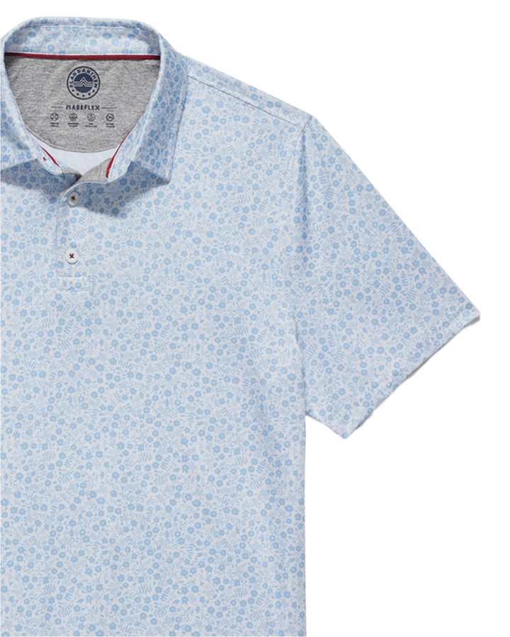 MVP COBBTOWN FLORAL PRINT POLO