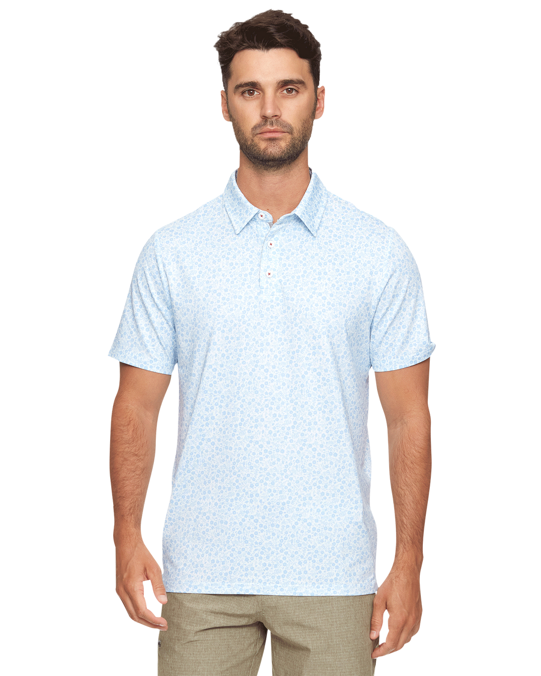 MVP COBBTOWN FLORAL PRINT POLO