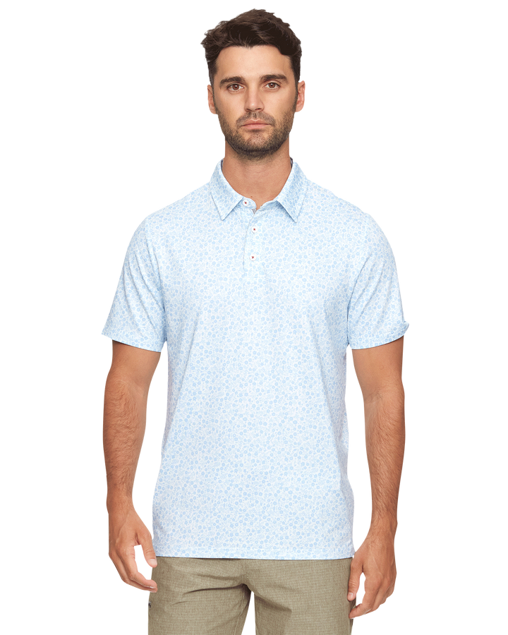 MVP COBBTOWN FLORAL PRINT POLO