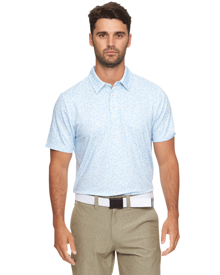 MVP COBBTOWN FLORAL PRINT POLO