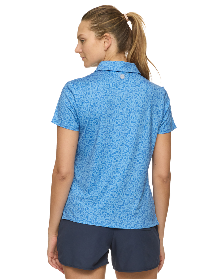 WOMEN’S MVP COBBTOWN FLORAL PRINT POLO