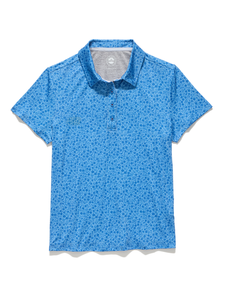 WOMEN’S MVP COBBTOWN FLORAL PRINT POLO