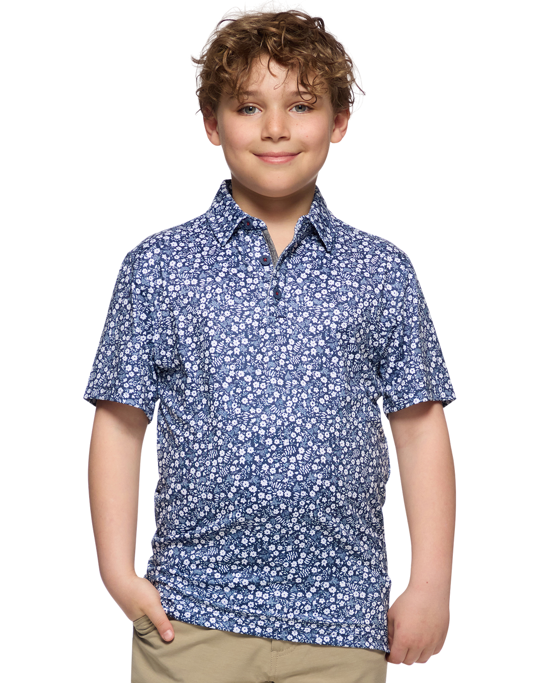 Boys performance polo shop