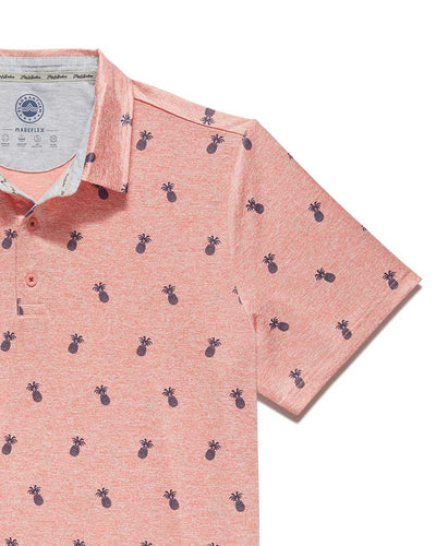 MONTECITO PINEAPPLE PRINT PERFORMANCE POLO (FINAL SALE)
