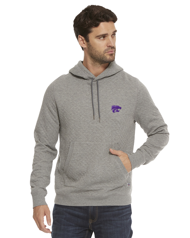 KANSAS STATE  BRADNER SUPER-SOFT QUILTED HOODIE