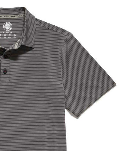 MADEFLEX brrrº STRIPED PERFORMANCE POLO