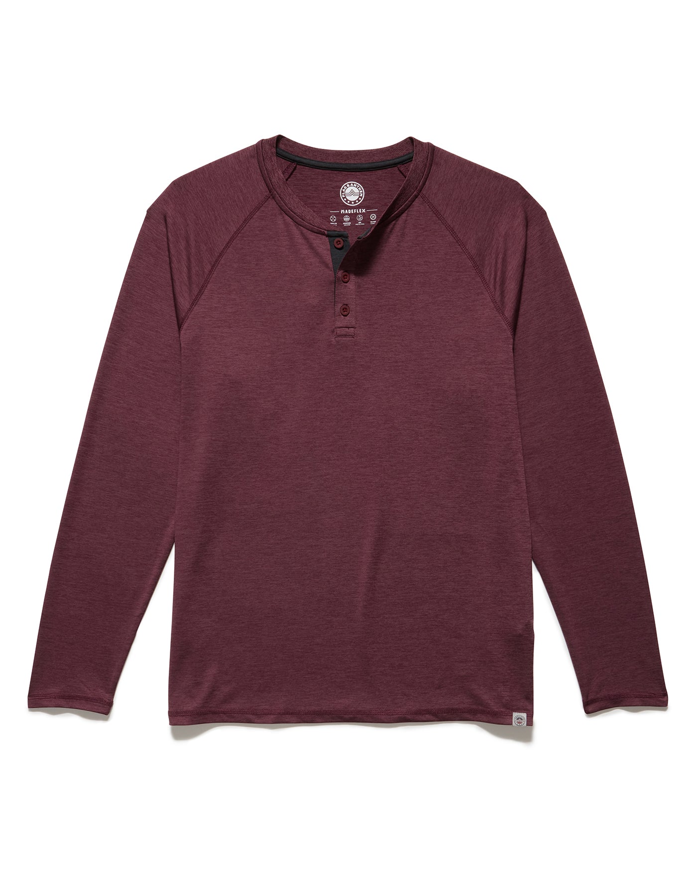 Women's Thermal Long Sleeve Henley Maroon – More Than Just Caps Clubhouse