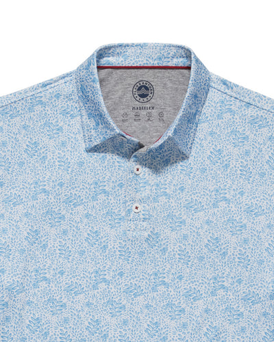 WILLOUGHBY LEAF PRINT PERFORMANCE POLO