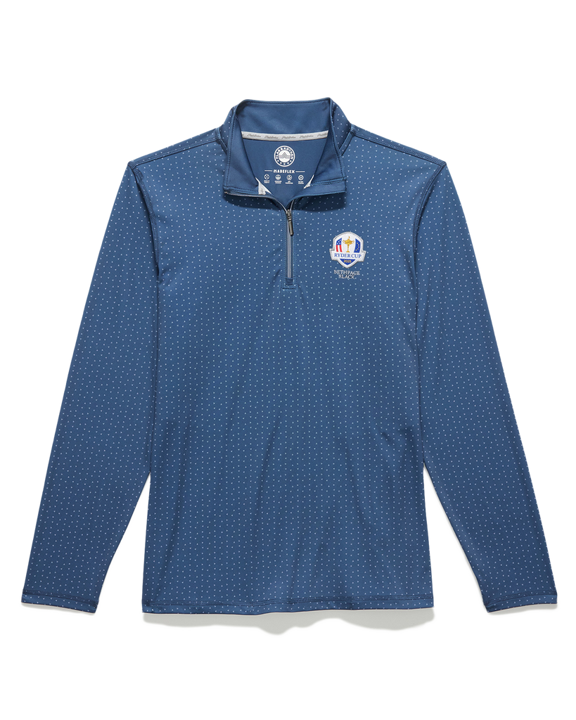 2025 RYDER CUP BEEMER STRETCH 1/4-ZIP – Flag & Anthem