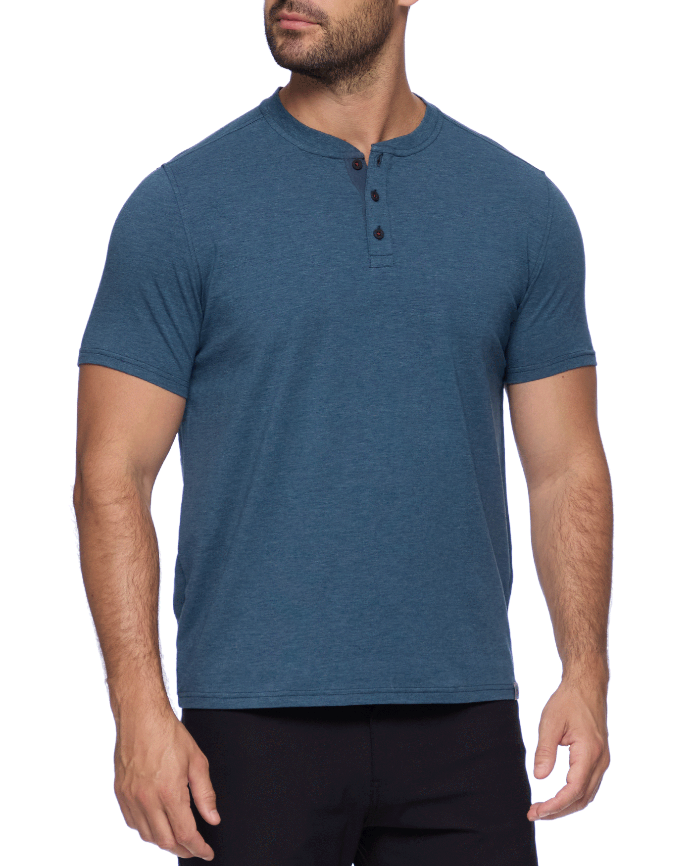 ESSENTIAL STRETCH COMFORT HENLEY – Flag & Anthem