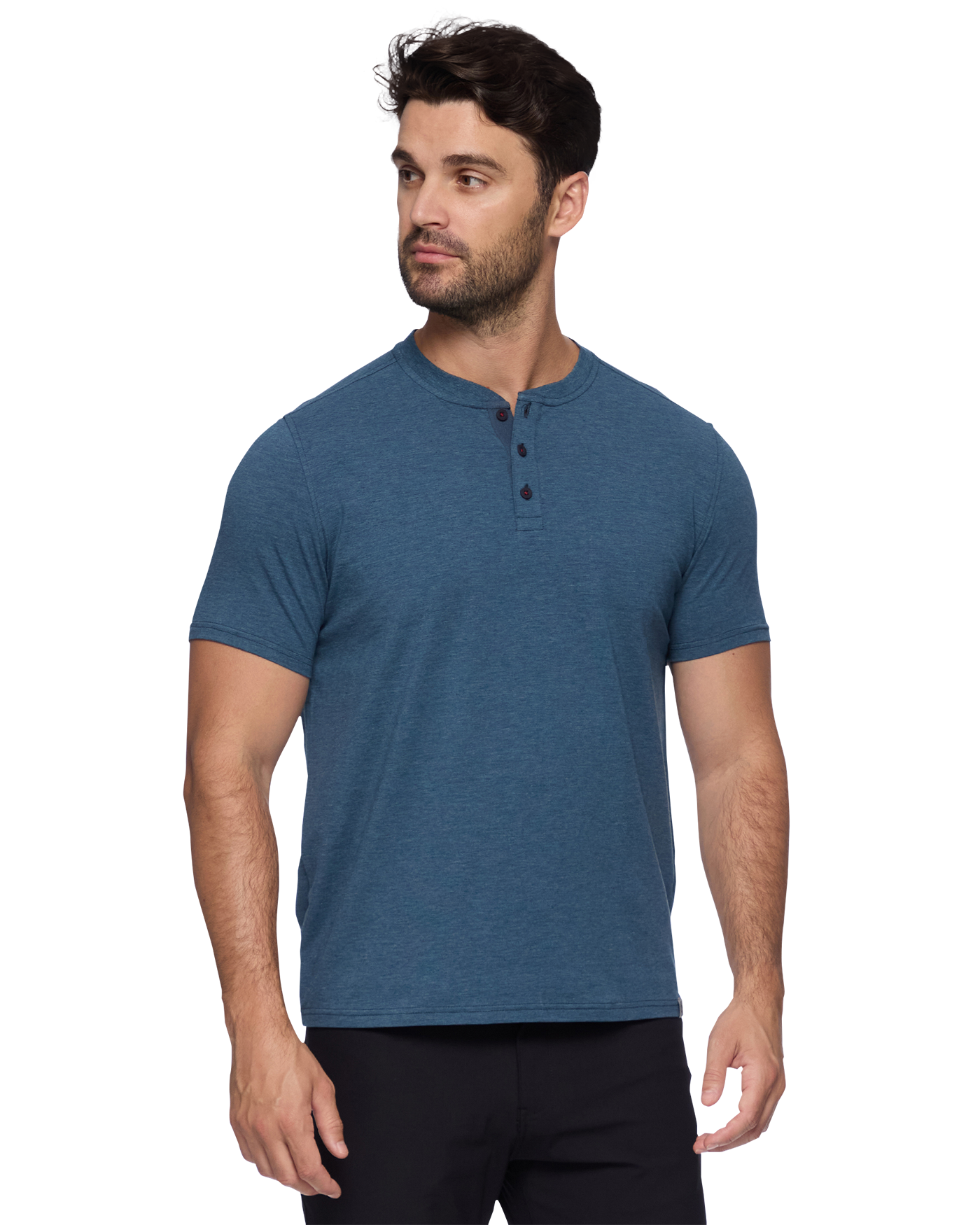 ESSENTIAL STRETCH COMFORT HENLEY – Flag & Anthem