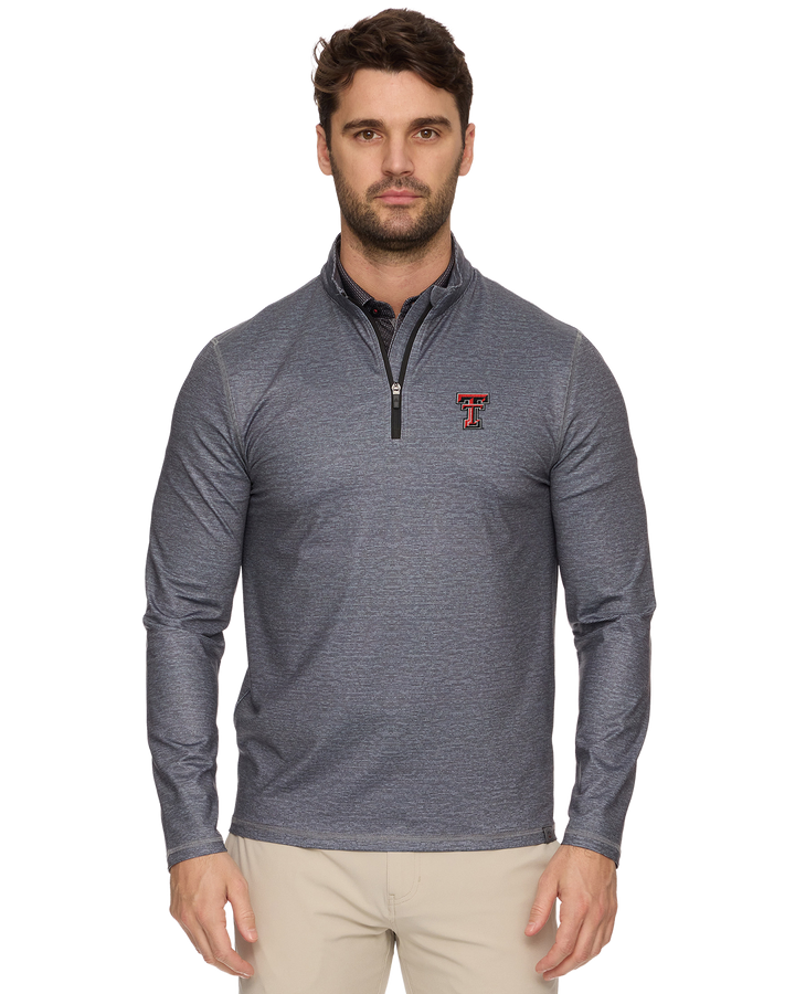 TEXAS TECH MADEFLEX JOHNSTON PERFORMANCE 1/4-ZIP