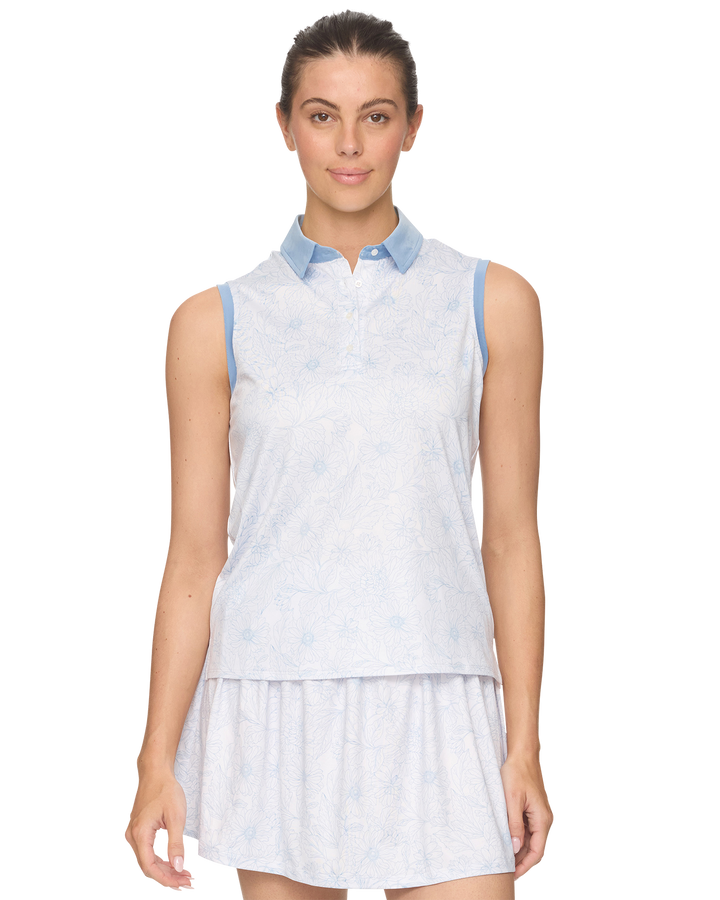 WOMEN'S MVP SLEEVELESS POLO