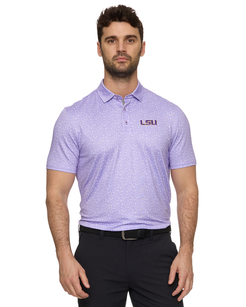 lsu dress shirt Men's LSU MVP Polo Shirt