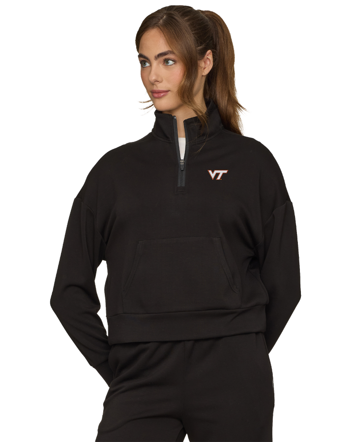VIRGINIA TECH SUPER SOFT 1/4 ZIP