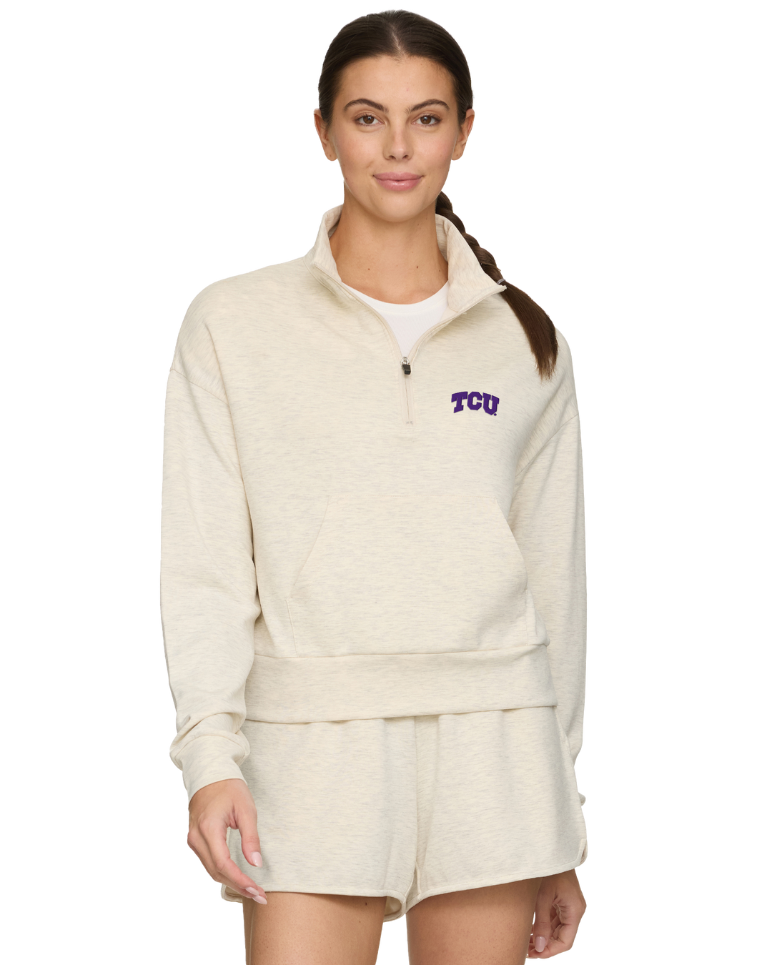 TCU SUPER SOFT 1/4 ZIP