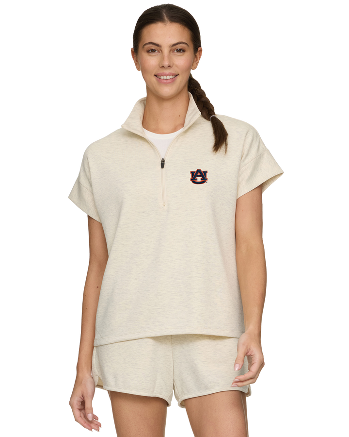 AUBURN SUPER SOFT SS 1/2-ZIP
