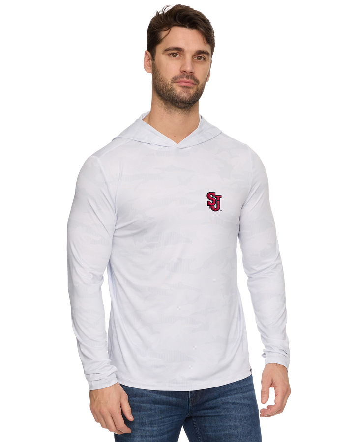 ST. JOHN'S MADEFLEX VICTORY PERFORMANCE CAMO HOODIE