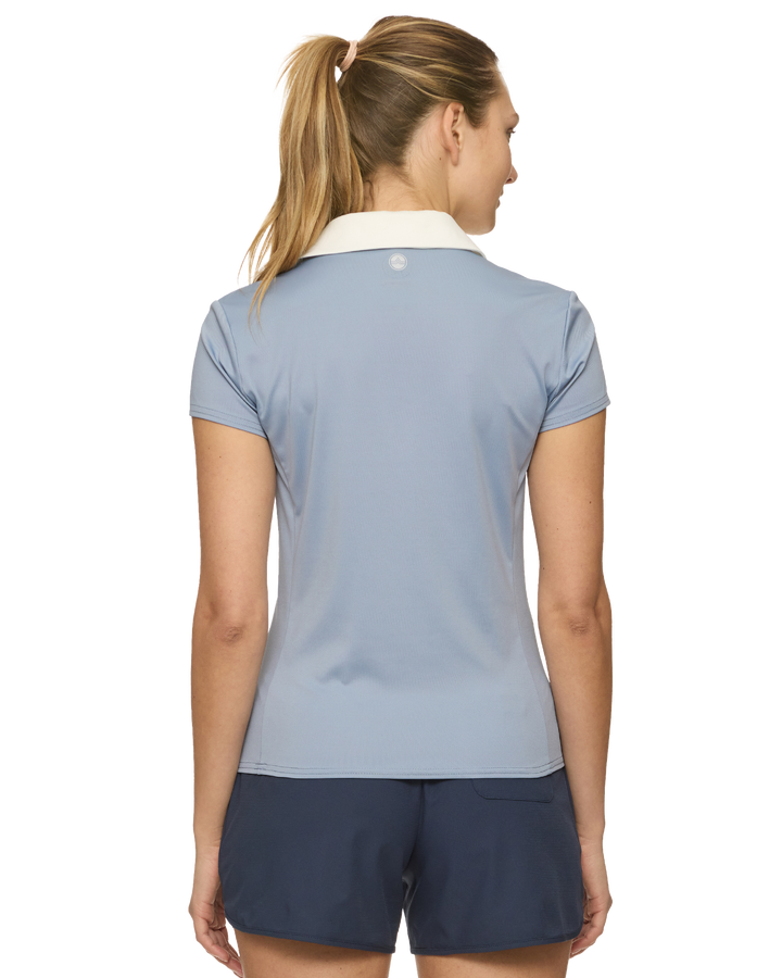 WOMEN’S BOCA V-NECK PERFORMANCE POLO