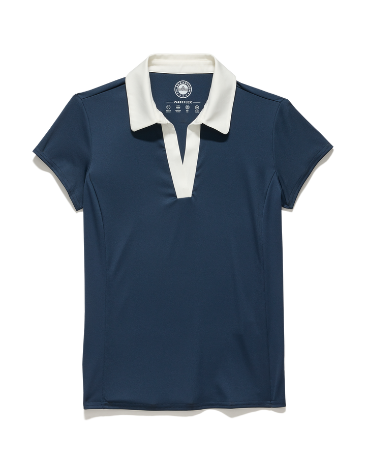 WOMEN’S BOCA V-NECK PERFORMANCE POLO