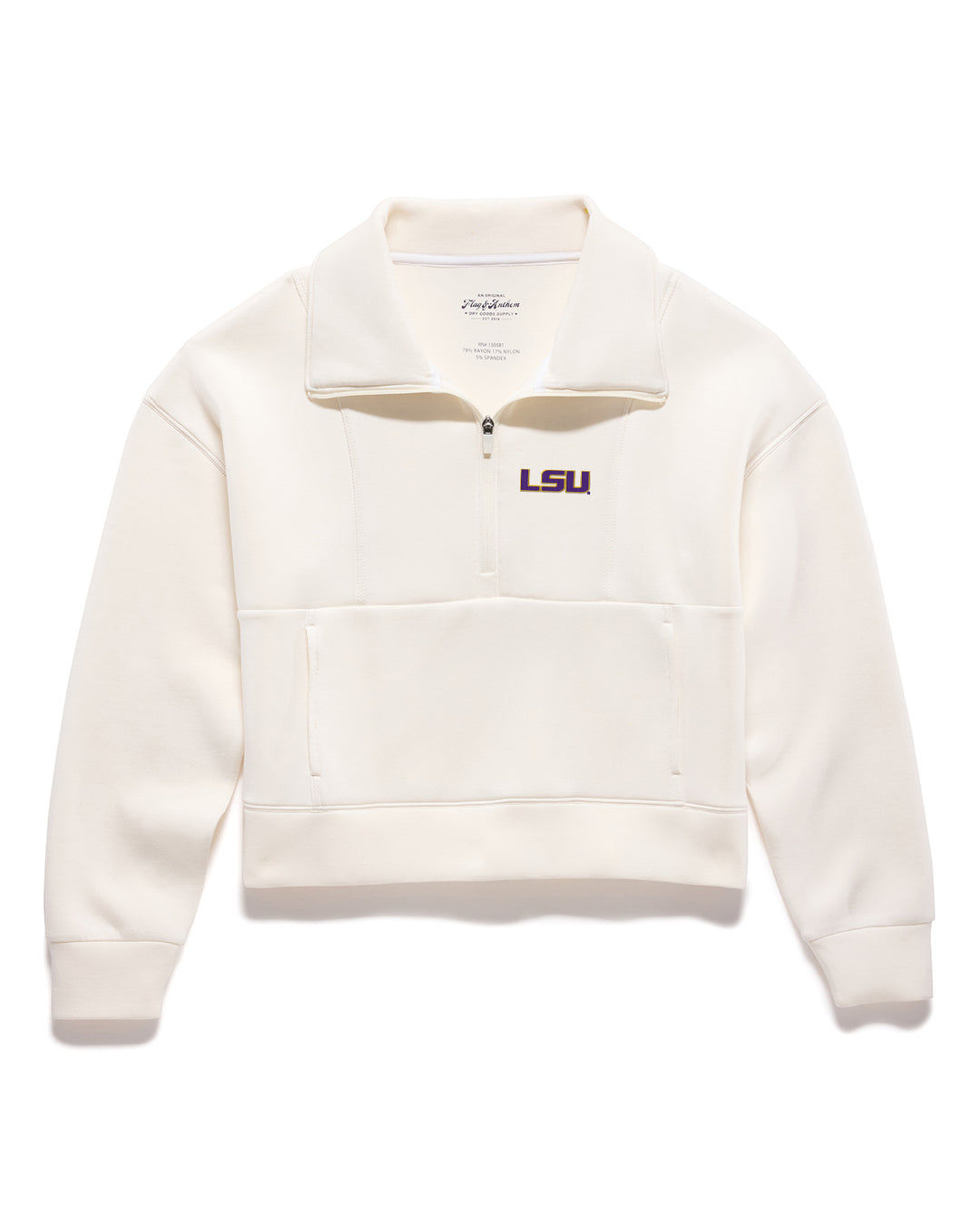 LSU SUPER SOFT SCUBA 1/2 ZIP