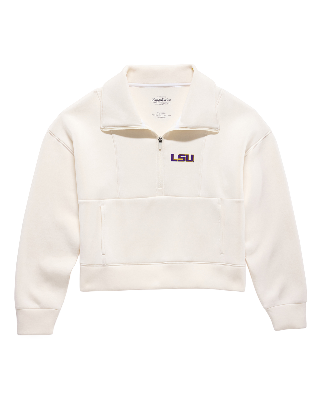 LSU SUPER SOFT SCUBA 1/2 ZIP