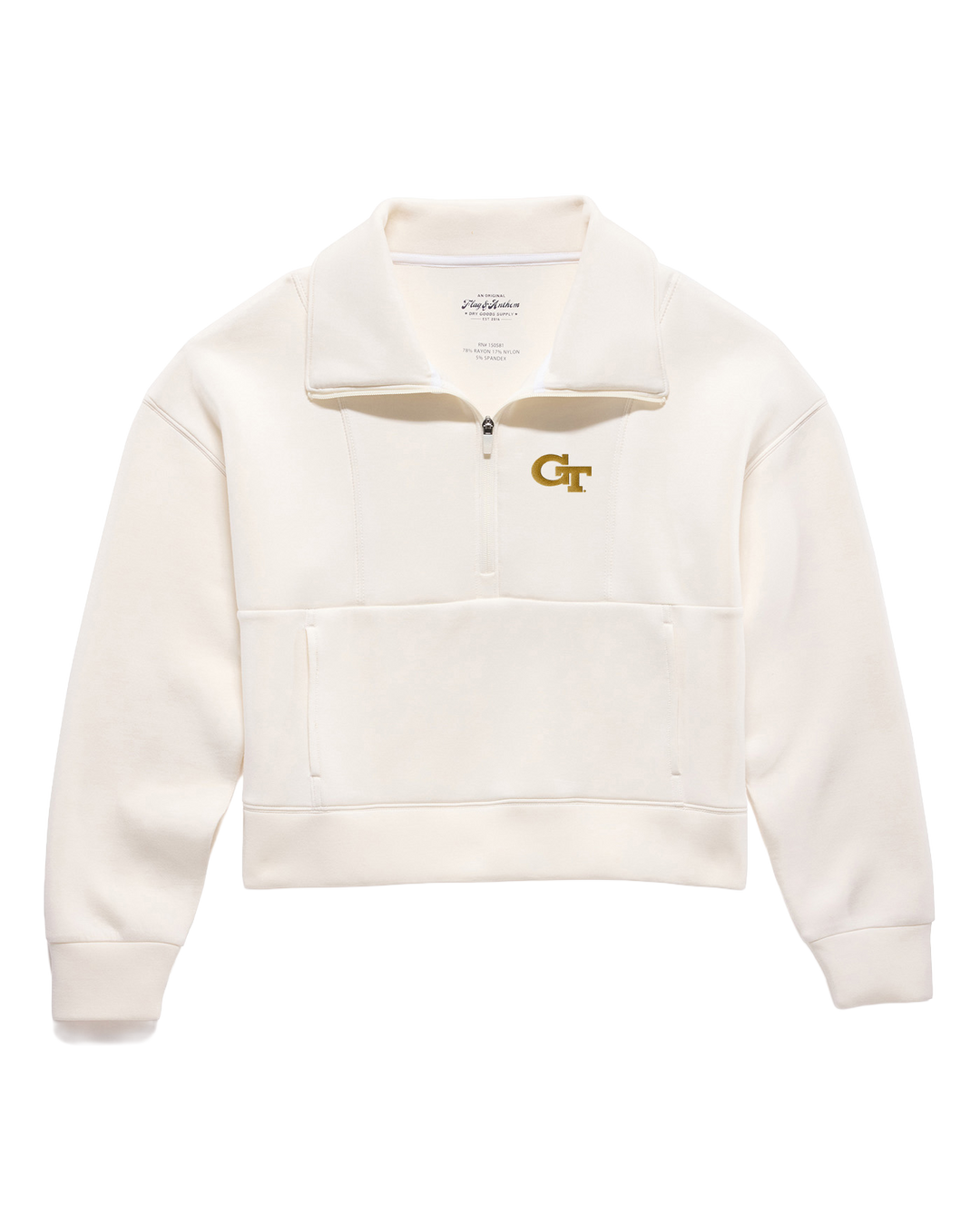GEORGIA TECH SUPER SOFT SCUBA 1/2-ZIP