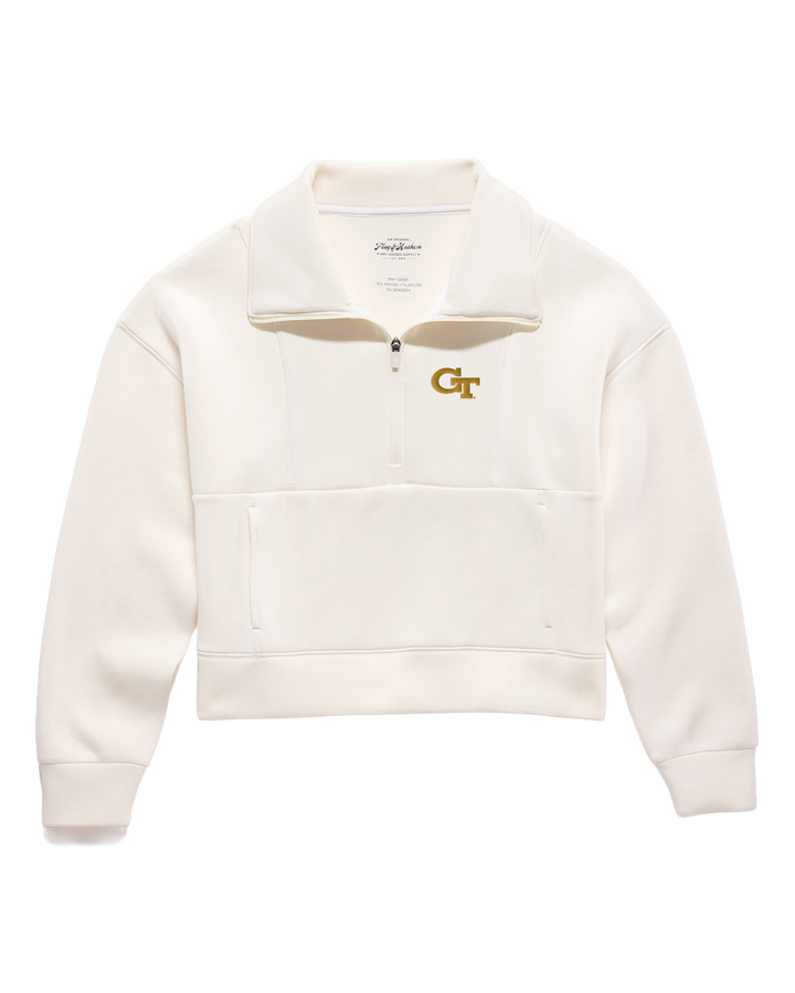 GEORGIA TECH SUPER SOFT SCUBA 1/2-ZIP