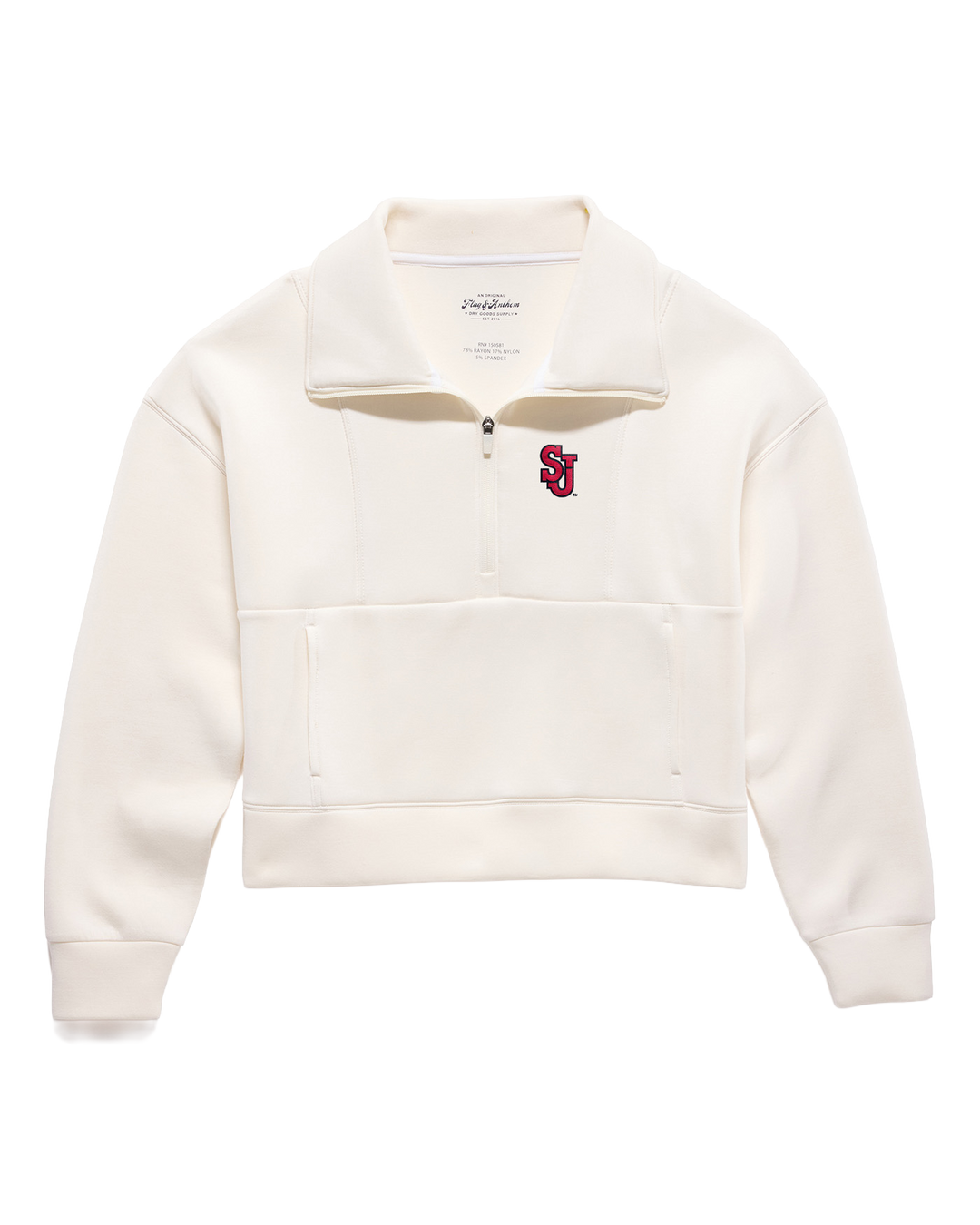 ST. JOHN'S SUPER SOFT SCUBA 1/2 ZIP