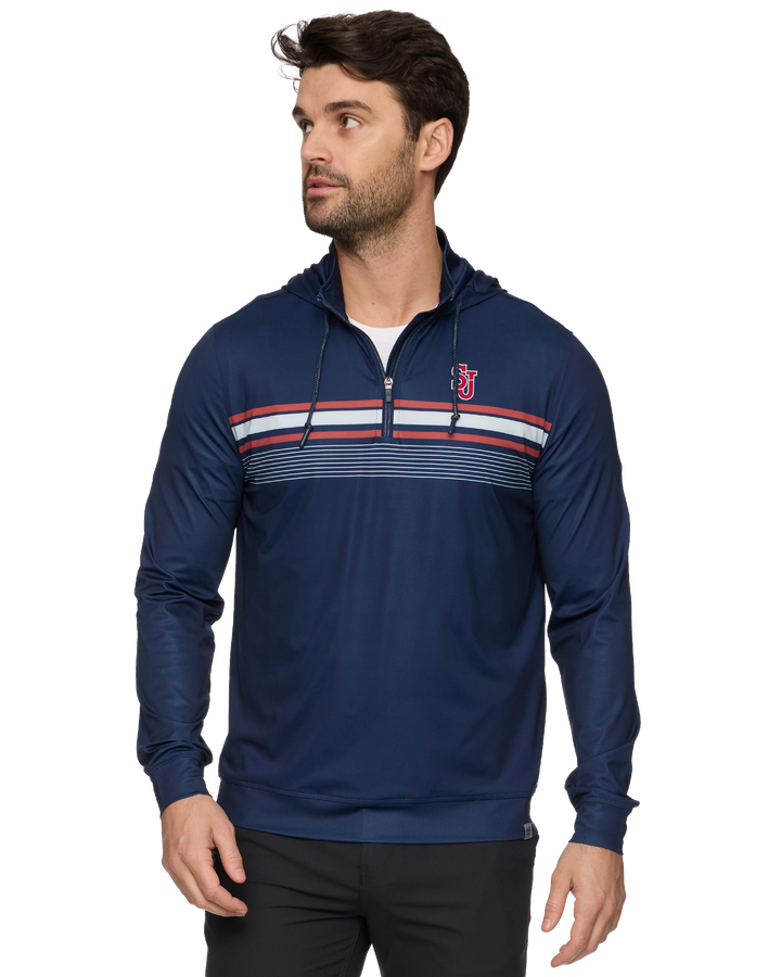 ST. JOHN'S MADEFLEX JOURNEY STRETCH 1/4-ZIP HOODIE
