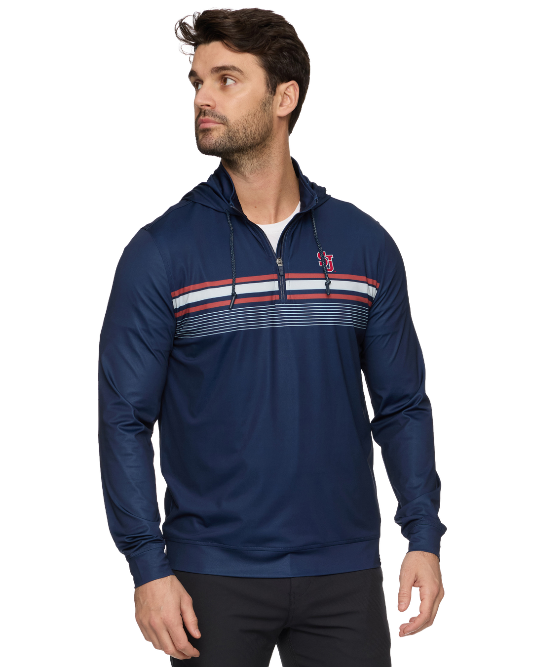 ST. JOHN'S MADEFLEX JOURNEY STRETCH 1/4-ZIP HOODIE