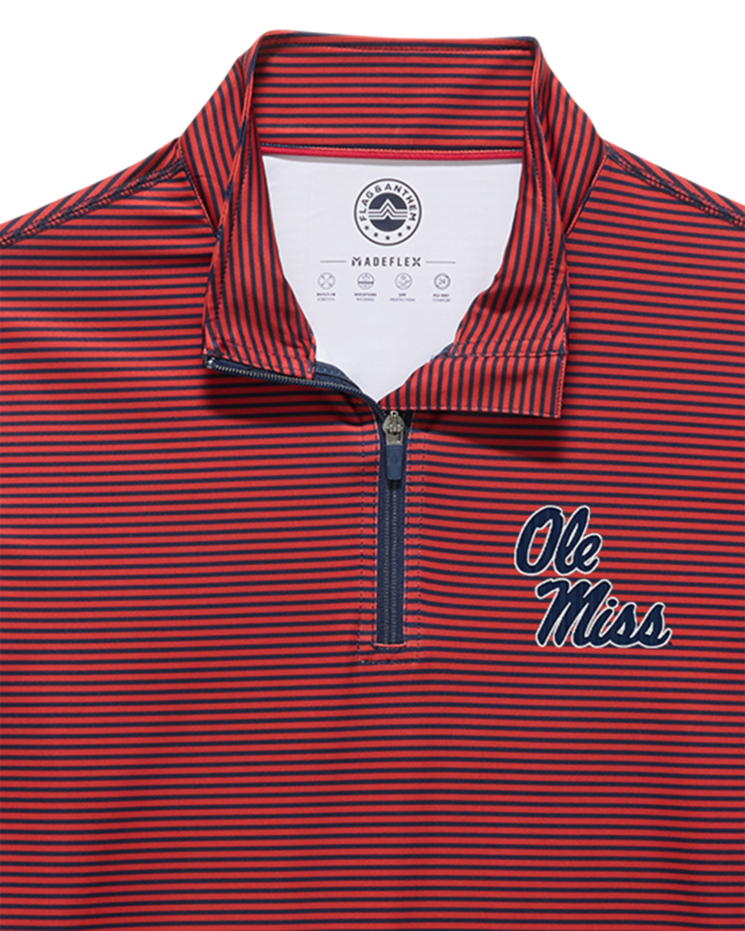 OLE MISS JOURNEY STRETCH 1/4-ZIP