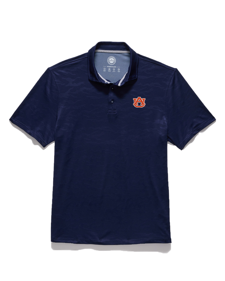 AUBURN ARCADIA CAMO PERFORMANCE POLO