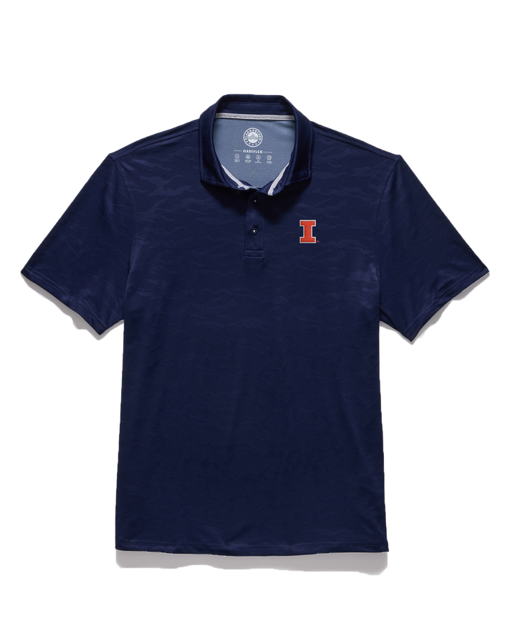 ILLINOIS ARCADIA CAMO PERFORMANCE POLO