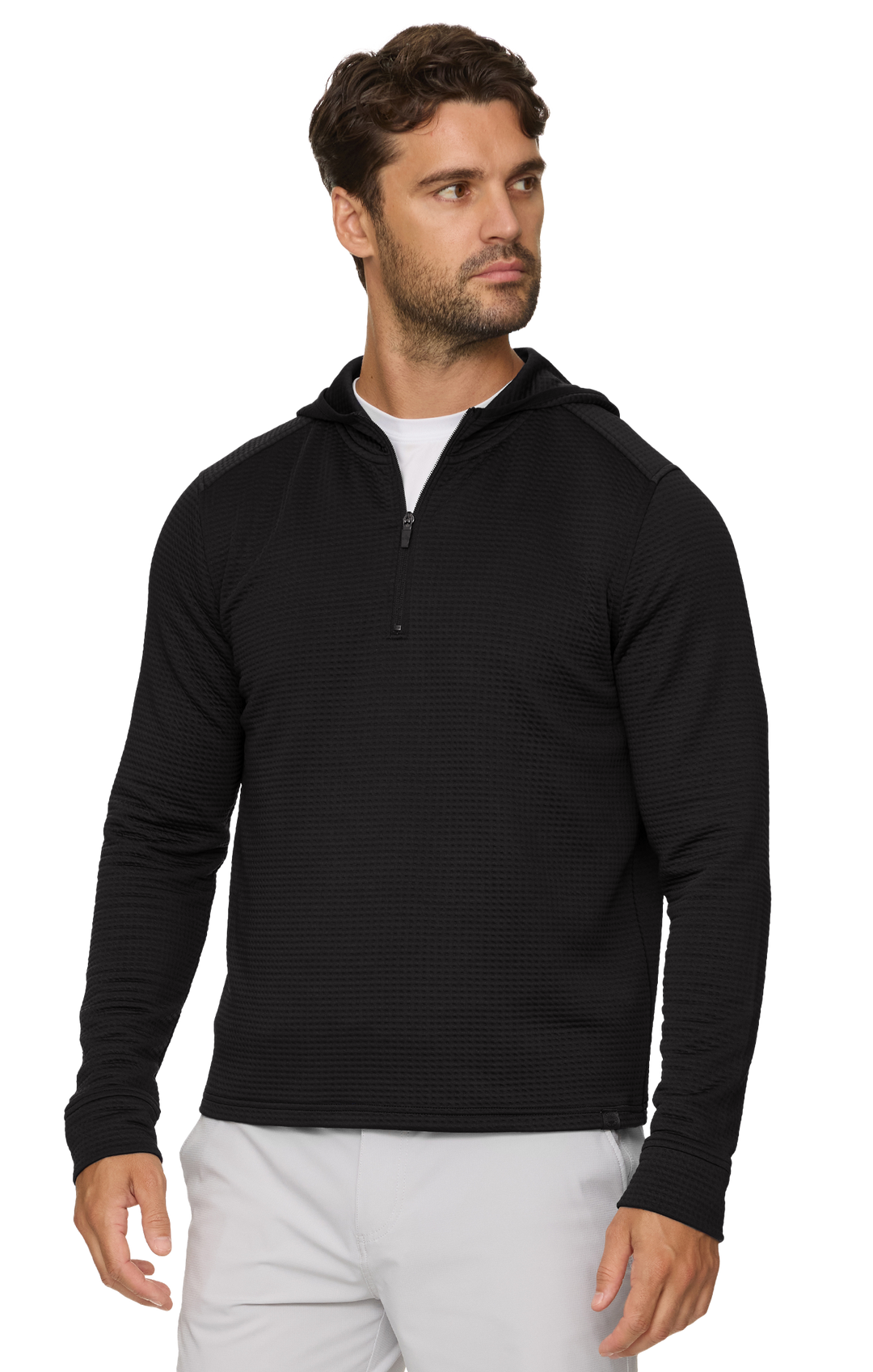 MADEFLEX LEGACY PERFORMANCE WAFFLE 1/4-ZIP HOODIE