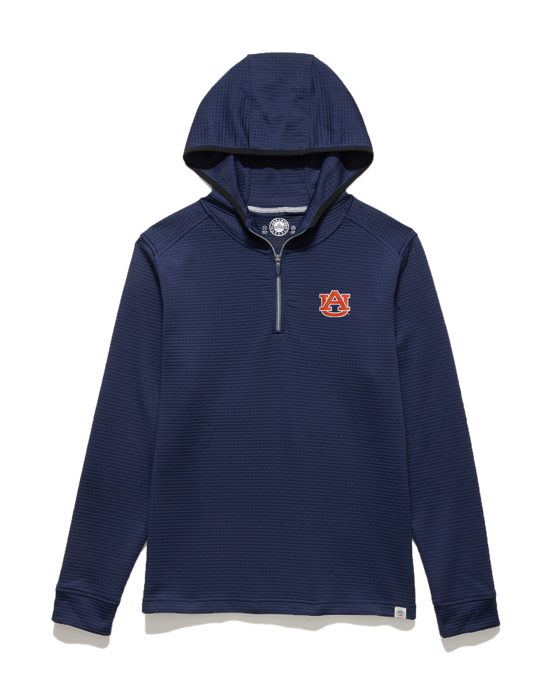 AUBURN MADEFLEX LEGACY PERFORMANCE WAFFLE 1/4-ZIP HOODIE