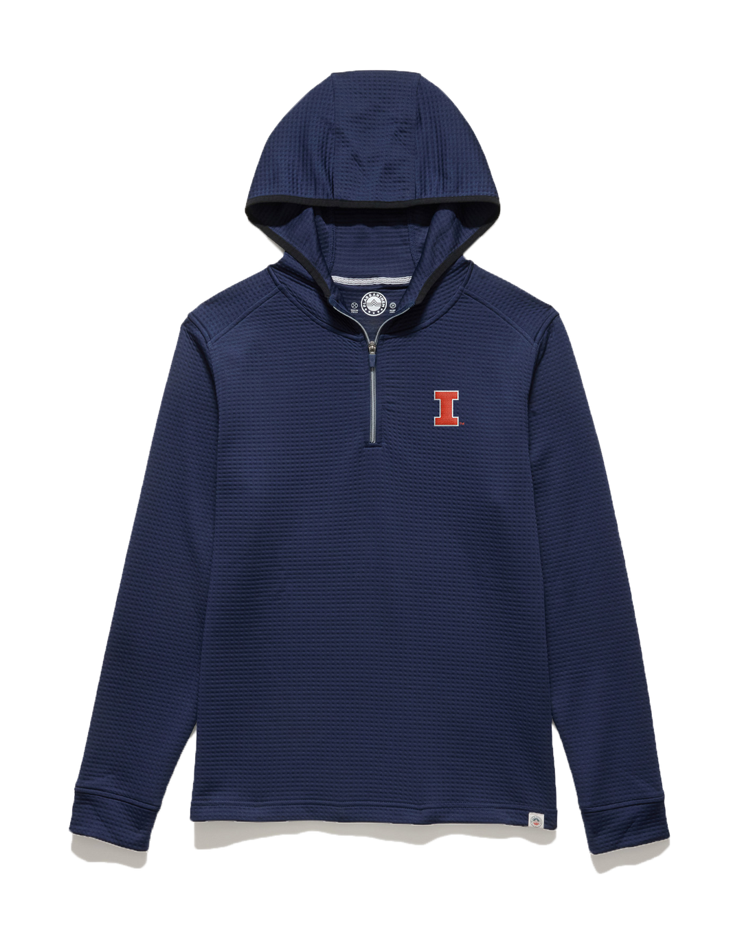 ILLINOIS LEGACY PERFORMANCE WAFFLE 1/4-ZIP HOODIE